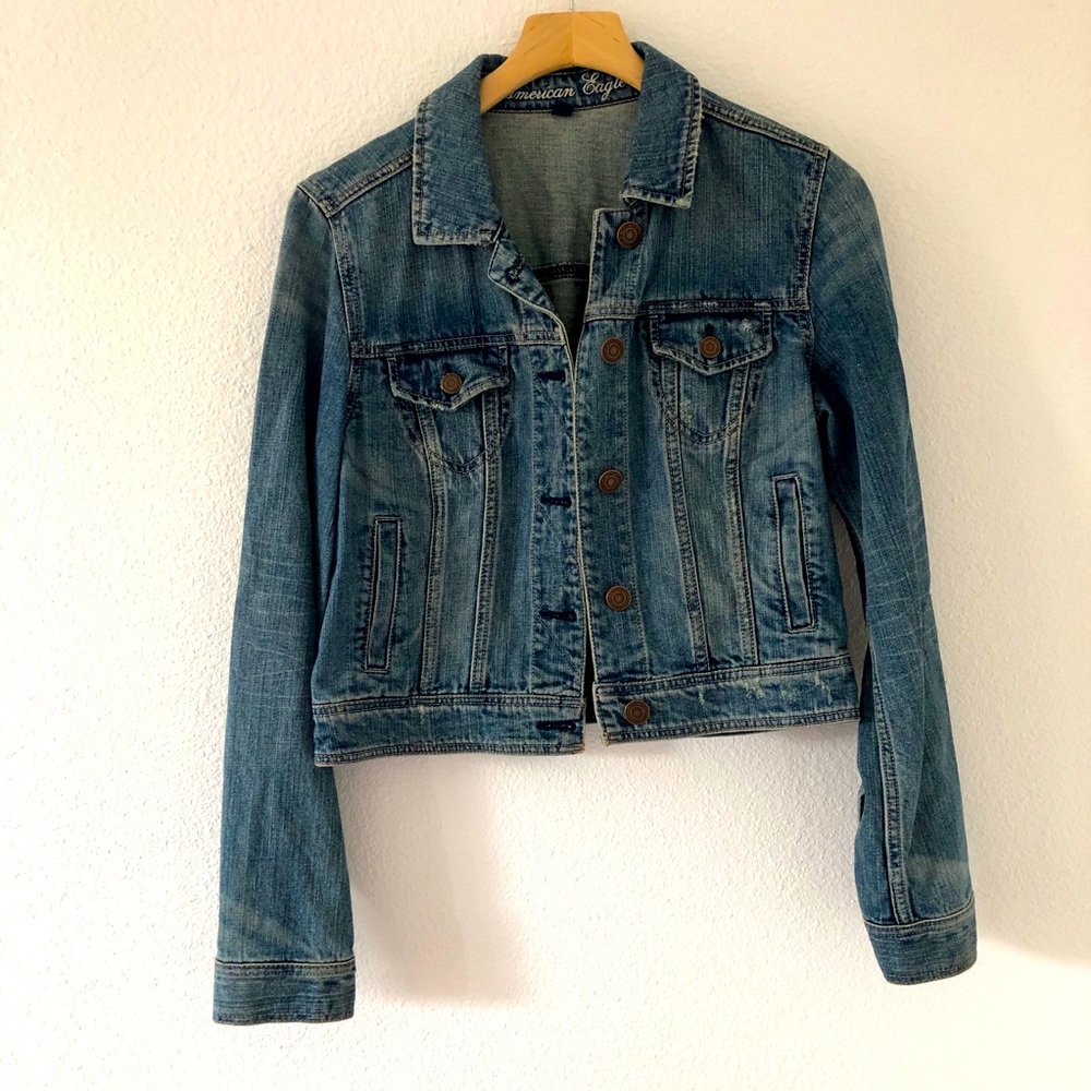 💙Classic American Eagle jean jacket